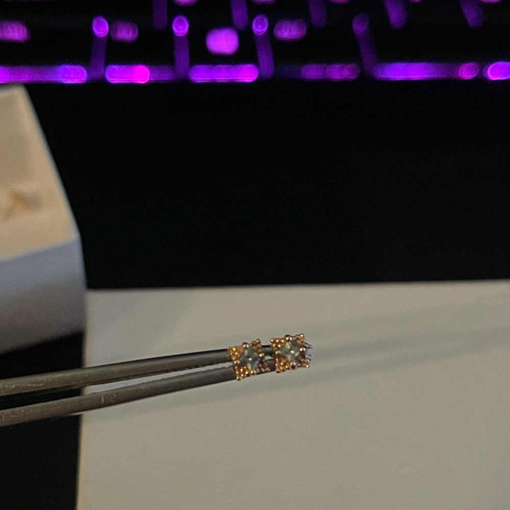 PAIR of BVLA princess kandy threadless ends